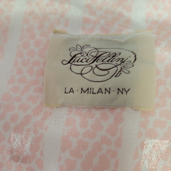 Vintage A Line Dress by Luci Fellini / Soft Pink / Fits Medium to Slim Large - Picture 6 of 7